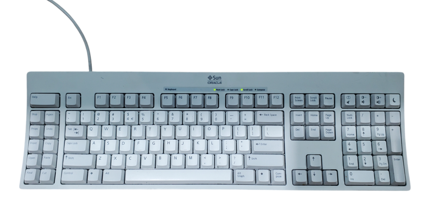 Sun Oracle Type 7 USB Keyboard - P/N: 320-1366-04