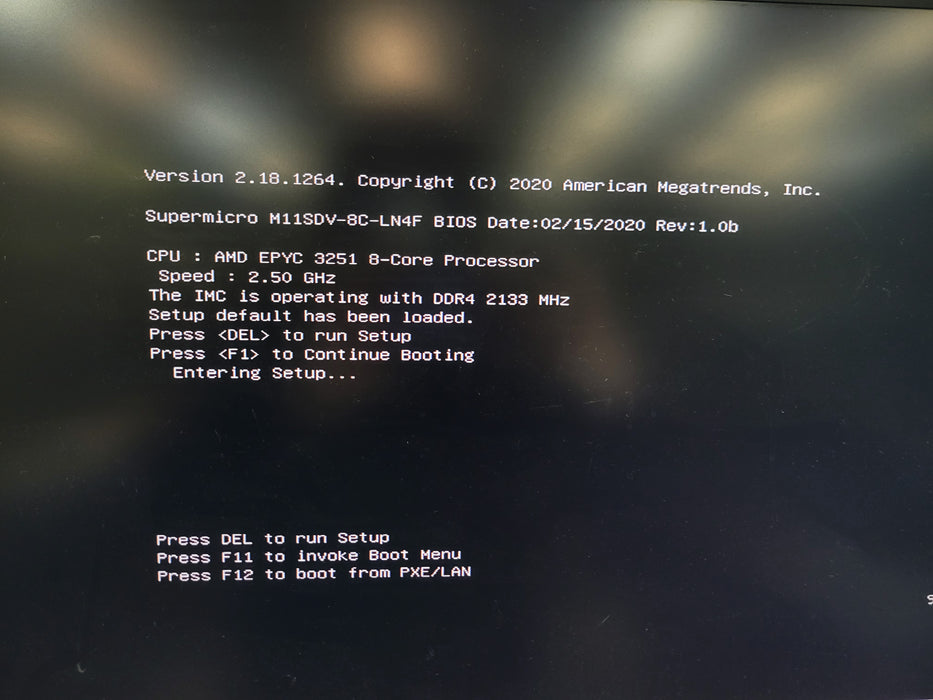 AMDEYPC 3251 8-Core SoC Supermicro M11SDV-8C-LN4F 32GB DDR4