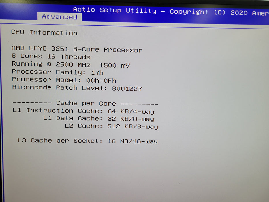 AMDEYPC 3251 8-Core SoC Supermicro M11SDV-8C-LN4F 32GB DDR4