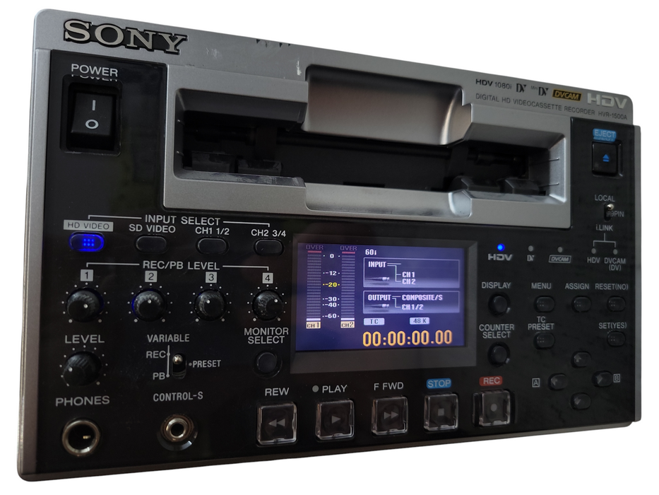 Hvr Recoder SONY HVR-1500A Digital HD Cassette Recorder — retail.era