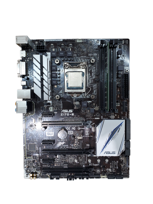 ASUS Z170-E Motherboard - Core i5-6500, 8GB DDR4 - No I/O Shield