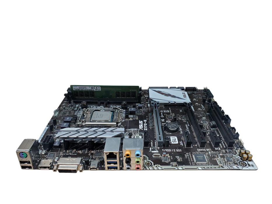 ASUS Z170-E Motherboard - Core i5-6500, 8GB DDR4 - No I/O Shield