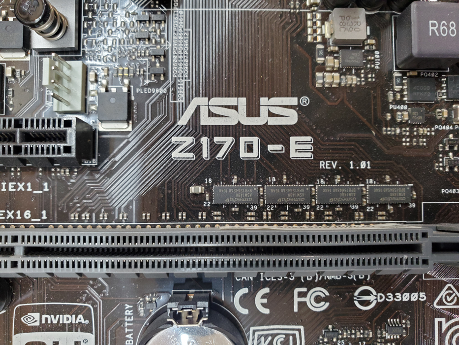 ASUS Z170-E Motherboard - Core i5-6500, 8GB DDR4 - No I/O Shield
