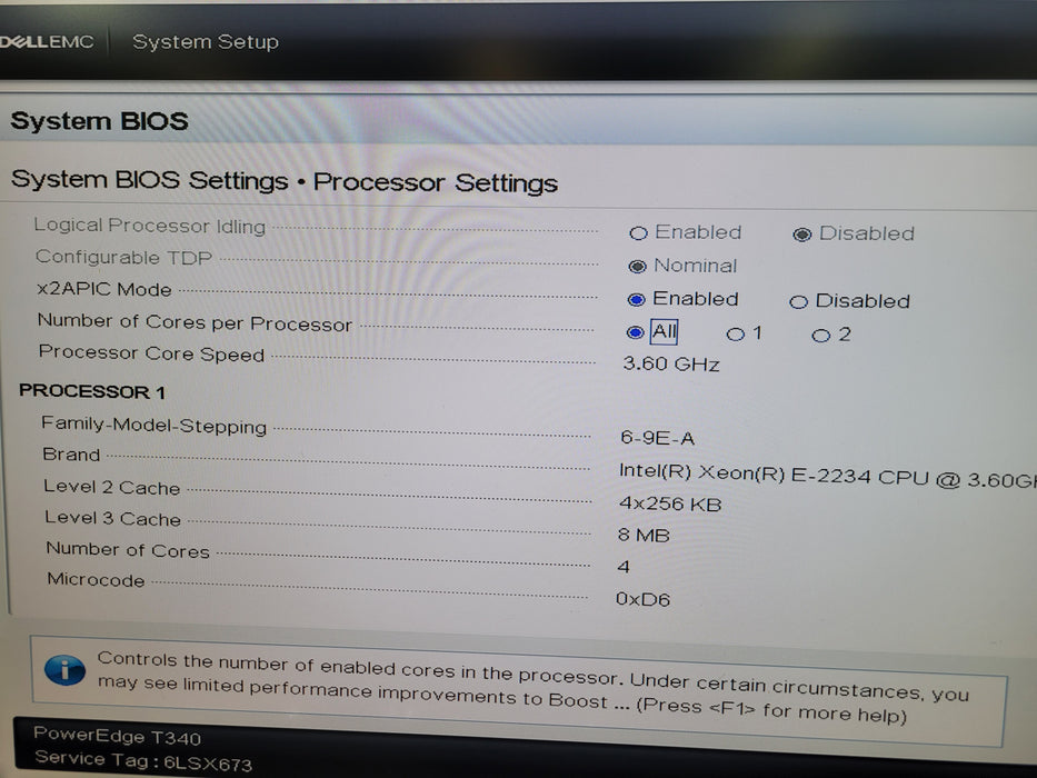 Dell PowerEdge T340 - Xeon E-2234 24GB DDR4 PERCH H730P 350W PSU