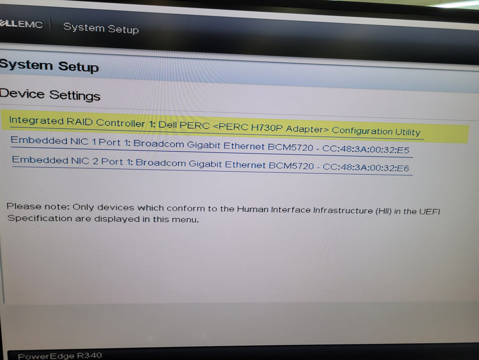 Dell PowerEdge R340 - Xeon E-2234 24GB DDR4 PERC H730P 350W PSU