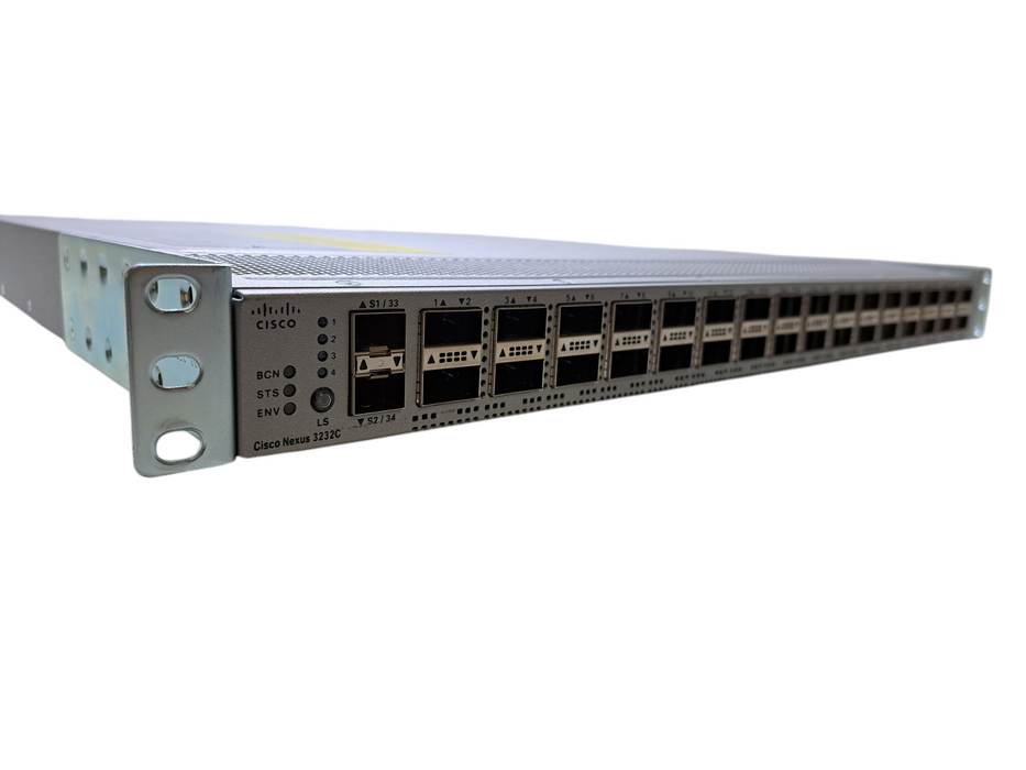 Cisco Nexus N3K-C3232C V04 | 32-Port 100GbE QSFP28 Switch w/ Dual AC