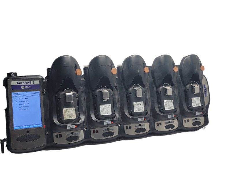 RAE AutoRAE 2 w/ 5x RAE AutoRAE 2 Cradle for MicroRAE, 5x PGM-2602 SEE _