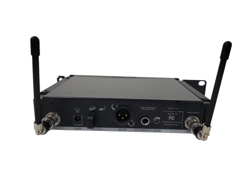 Shure BLX4R H9 Wireless Receiver On Rack Mount W/ power adapter