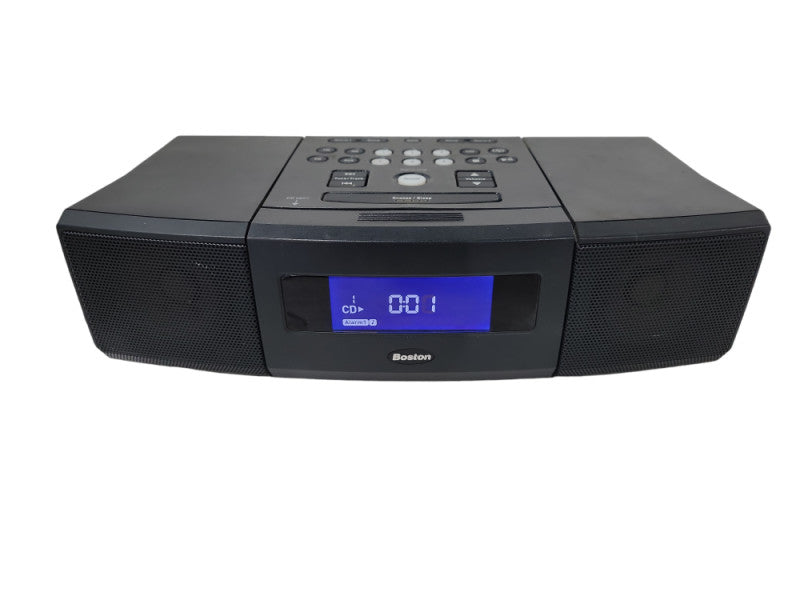 Boston Microsystem Cd Player Aux Am/fm Alarm Clock Stereo