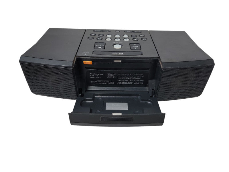 Boston Microsystem Cd Player Aux Am/fm Alarm Clock Stereo