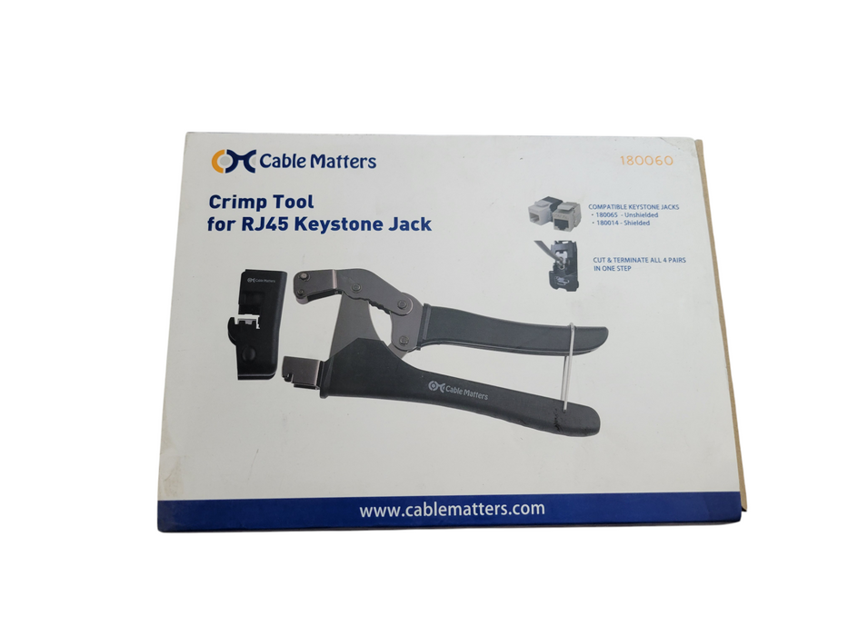 CableMatters Crimp Toll for RJ45 Keystone Jack