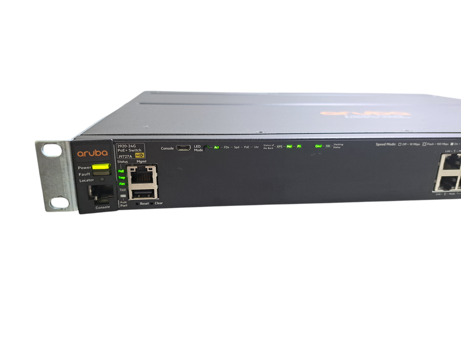 HP 2920-24G PoE+ J9727A 24-Port Gigabit PoE+ Switch w/ J9733A