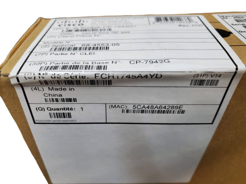 Cisco CP-7942G VoIP Business Telephone Q@