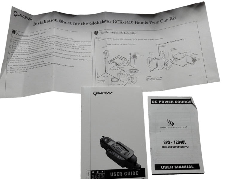 Qualcomm Hands free car kit with Pelican 1500 Case, READ _