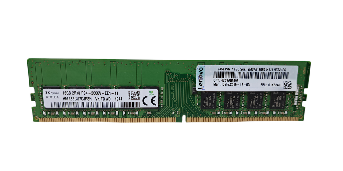 SK Hynix 16GB 2Rx8 PC4-2666V-EE1-11 DDR4 Server Memory