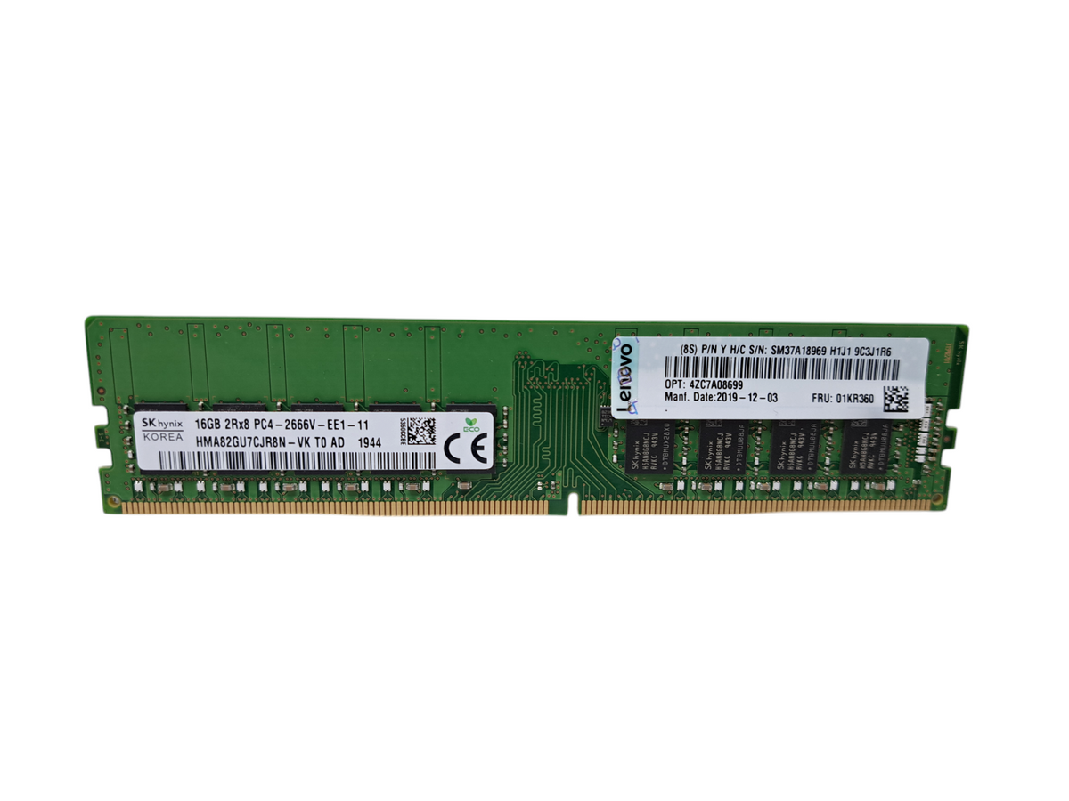 SK Hynix 16GB 2Rx8 PC4-2666V-EE1-11 DDR4 Server Memory
