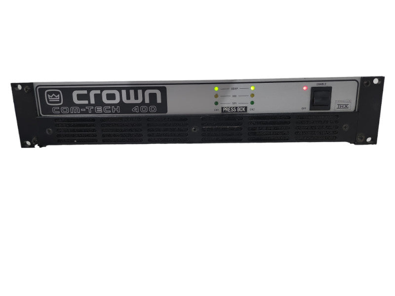 Vintage Crown Com-Tech 400 Two-Channel Power Amplifier