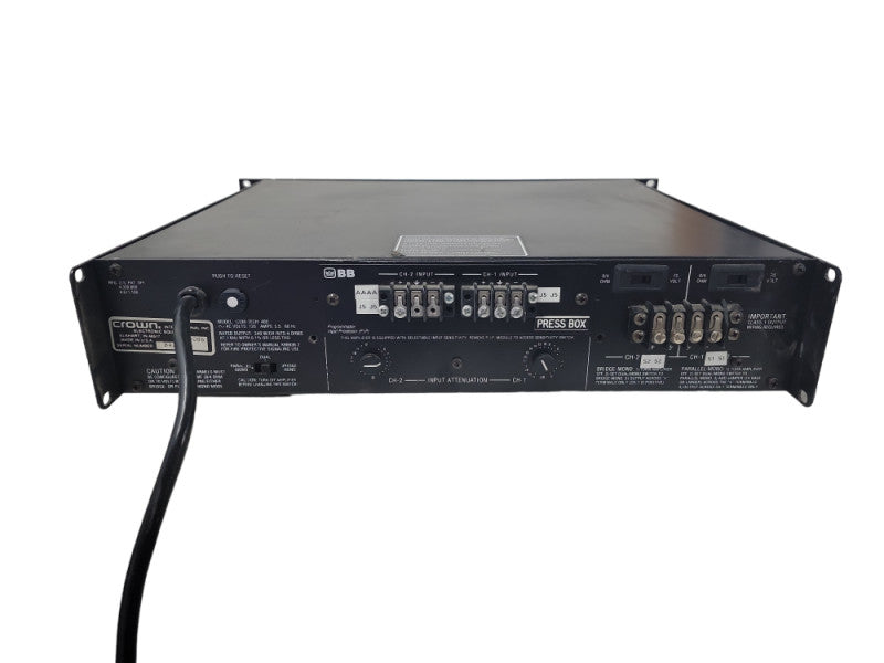 Vintage Crown Com-Tech 400 Two-Channel Power Amplifier