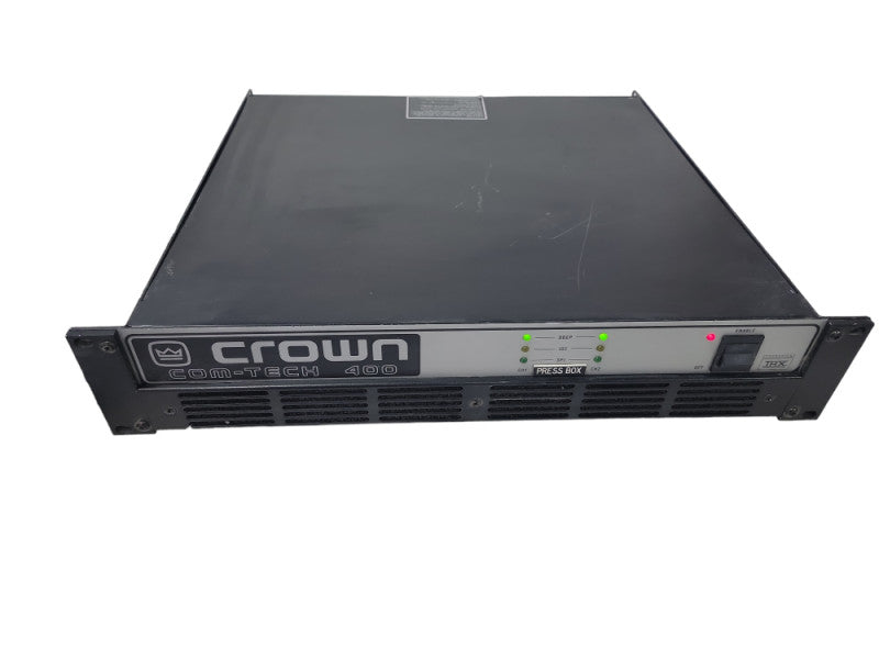 Vintage Crown Com-Tech 400 Two-Channel Power Amplifier