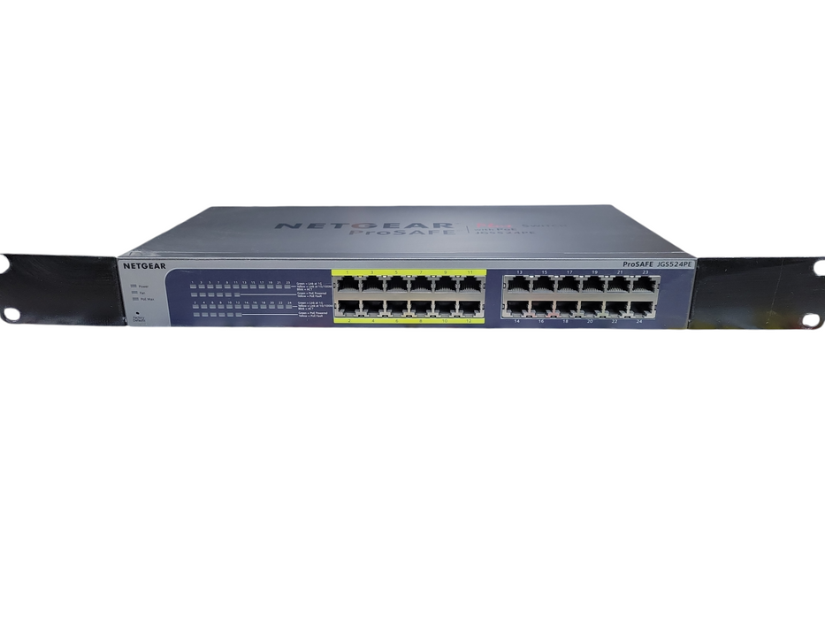 Netgear JGS524PE V1 ProSAFE Plus 24-Port Gigabit Switch with 12 PoE Ports