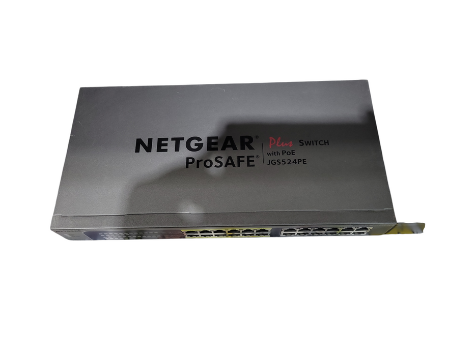 Netgear JGS524PE V1 ProSAFE Plus 24-Port Gigabit Switch with 12 PoE Ports