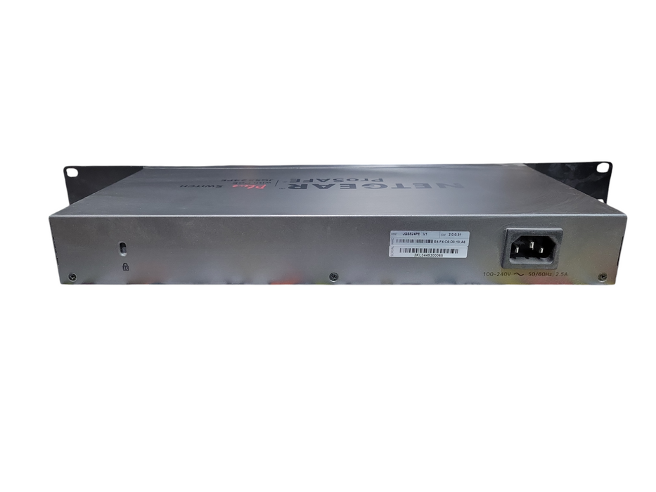 Netgear JGS524PE V1 ProSAFE Plus 24-Port Gigabit Switch with 12 PoE Ports