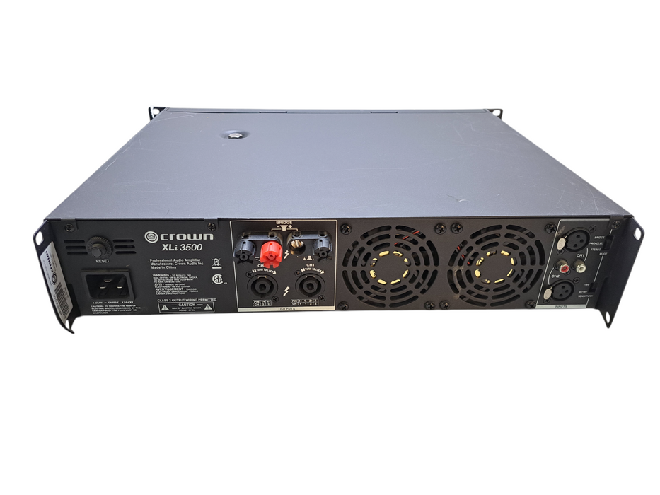 Crown Audio XLi 3500  Professional Stereo Power Amplifier *READ*