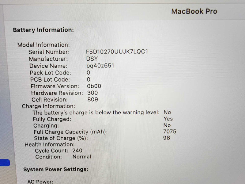 Apple Macbook Pro 2019 16\\" 8-Core i9-9880H @ 2.3GHz 16GB DDR4 1TB SSD Radeon Pro 5500M 4GB (
