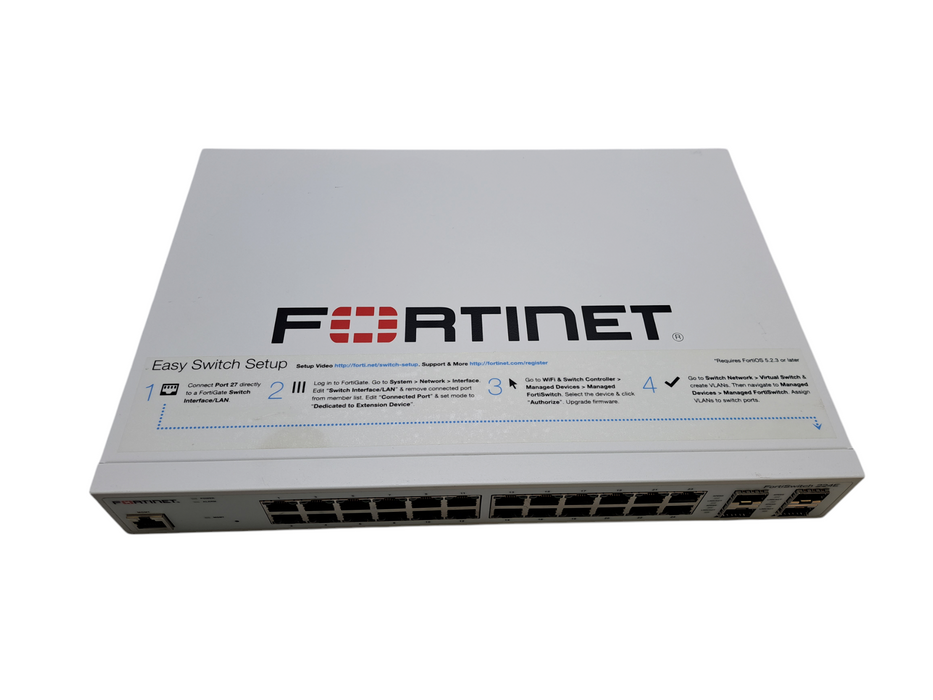 Fortinet FortiSwitch FS-224E | 24-Port Gigabit Managed Switch