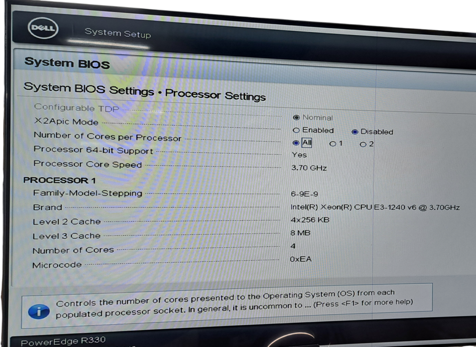 Dell PowerEdge R330 | Xeon E3-1240 v6|16GB DDR4|H330, 4x 3.5" |2x350W