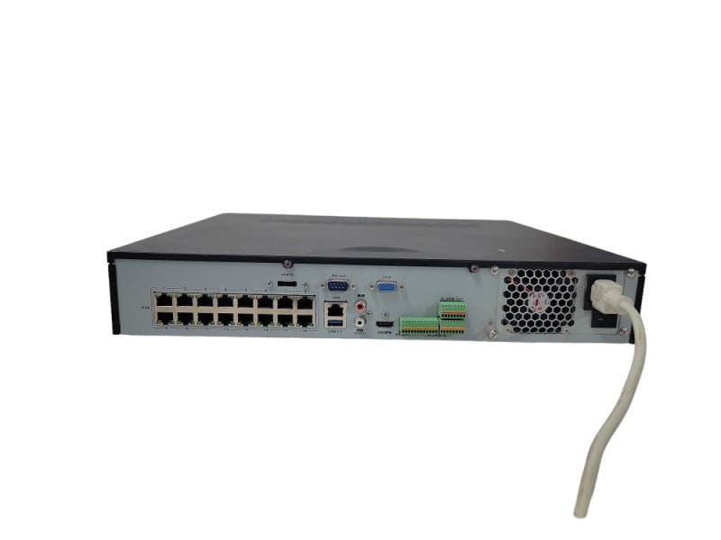 Hikvision 16 Channel PoE DS-7716NI-I4/16P | 12MP 4K NVR | W/ power cord