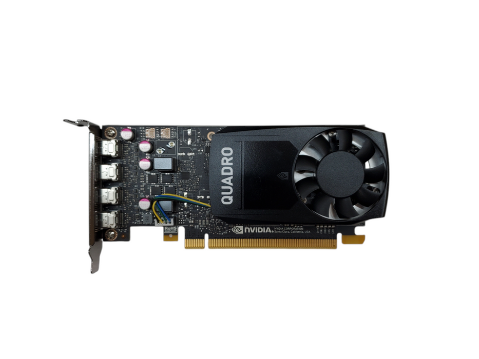 NVIDIA Quadro P1000 4GB GDDR5 Graphics Card - Low Profile