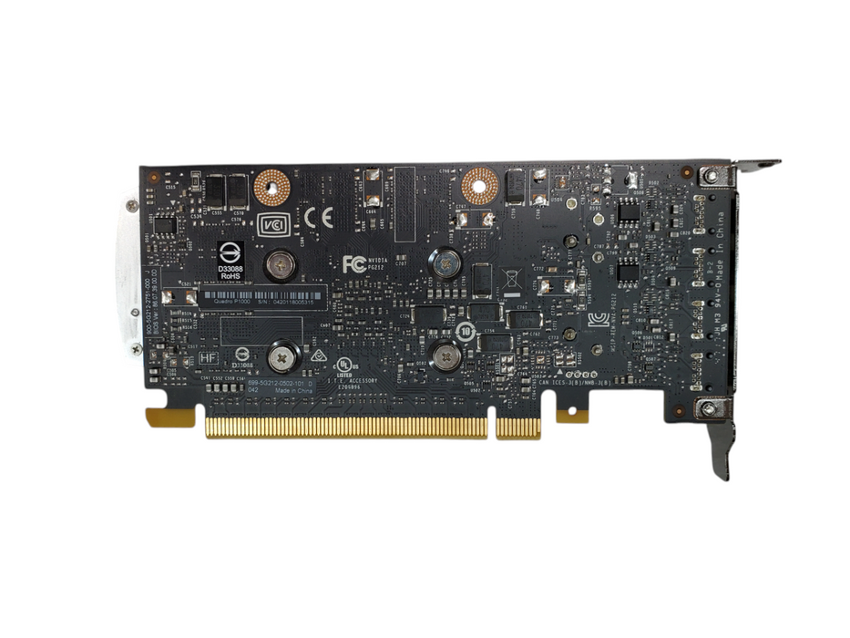 NVIDIA Quadro P1000 4GB GDDR5 Graphics Card - Low Profile