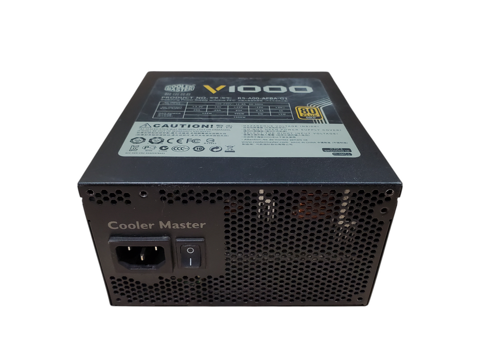 CoolerMaster V1000 1000W Desktop Power Supply RS-A00-AFBA-G1 *READ*