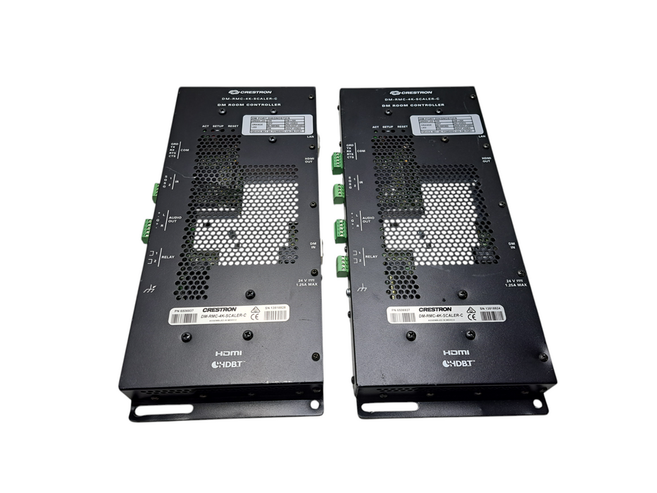 Lot of 2x Crestron DM-RMC-4K-SCALER-C DigitalMedia Receiver