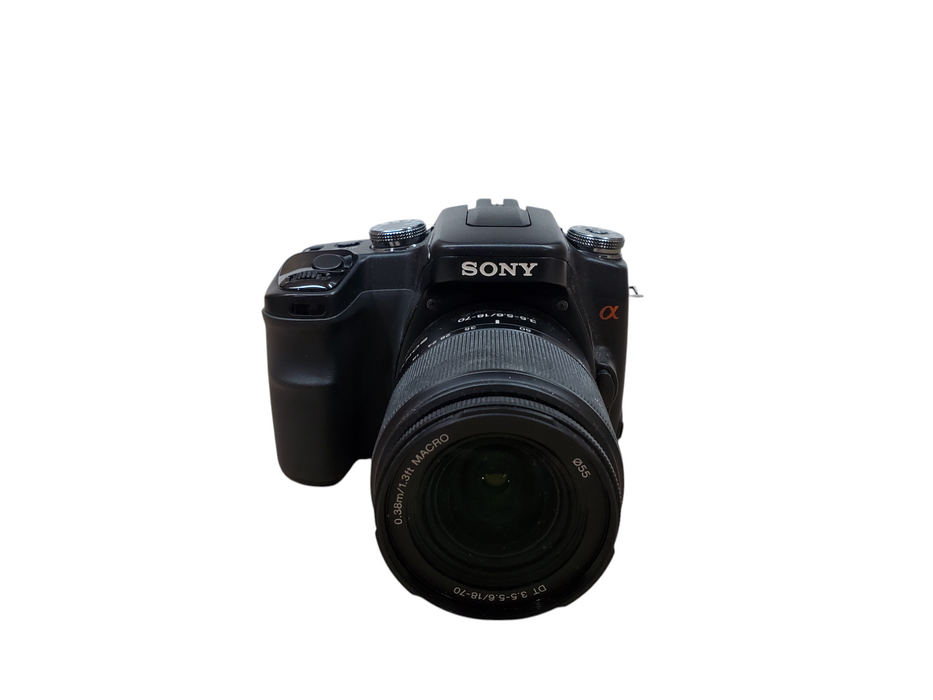 Sony Alpha A100 10.2MP DSLR Camera w/ 18-70mm Lens *READ*