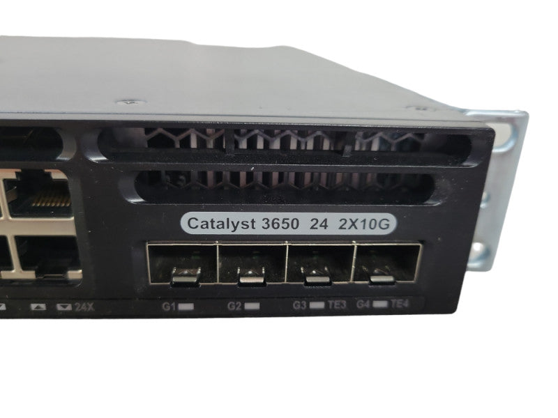 Cisco WS-C3650-24TD-S 2x10G 24-Port Gigabit Ethernet 4-Port SFP Switch !