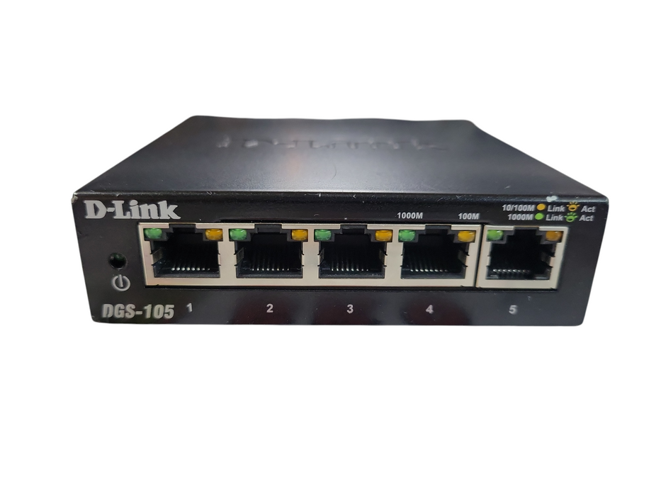 D-Link 5-Port Gigabit Metal Desktop Switch ( DGS-105)