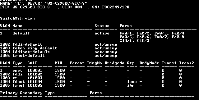 Cisco WS-C2960C-8TC-S | 8-Port Ethernet Switch