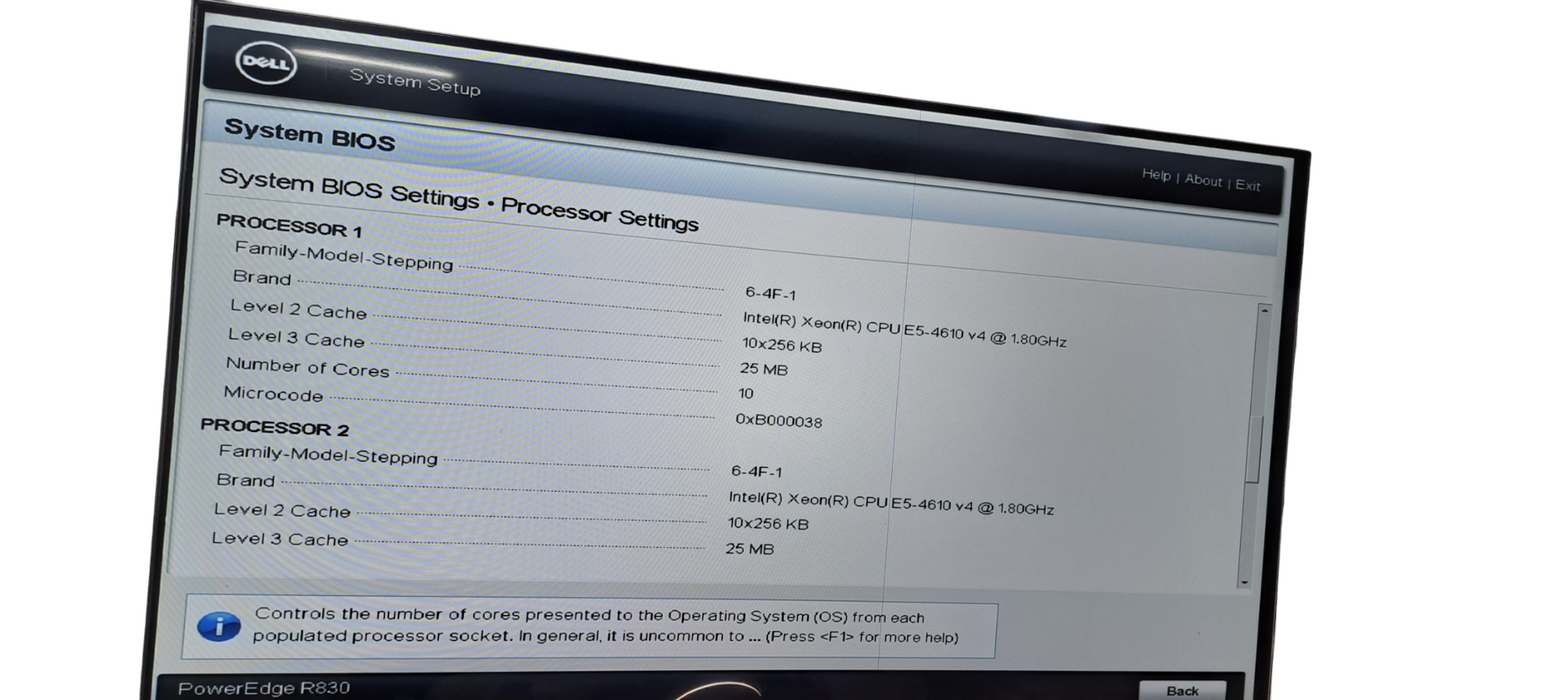 Dell PowerEdge R830 Quad Xeon E5-4610 v4 32GB RAM|H330|2x1100W