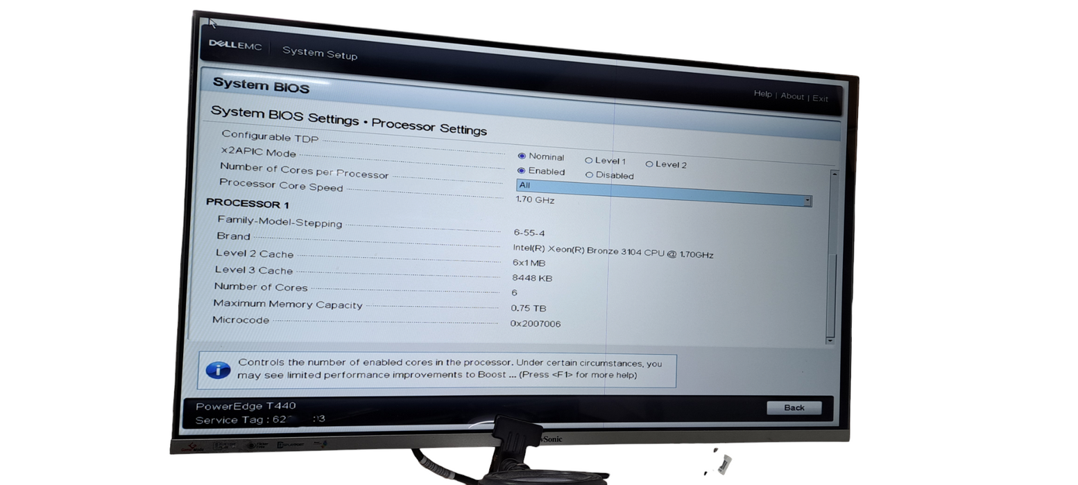 Dell PowerEdge T440 - 1x Xeon Bronze 3104| 4x 2TB HDD |16GB DDR4|H730P |2x495W