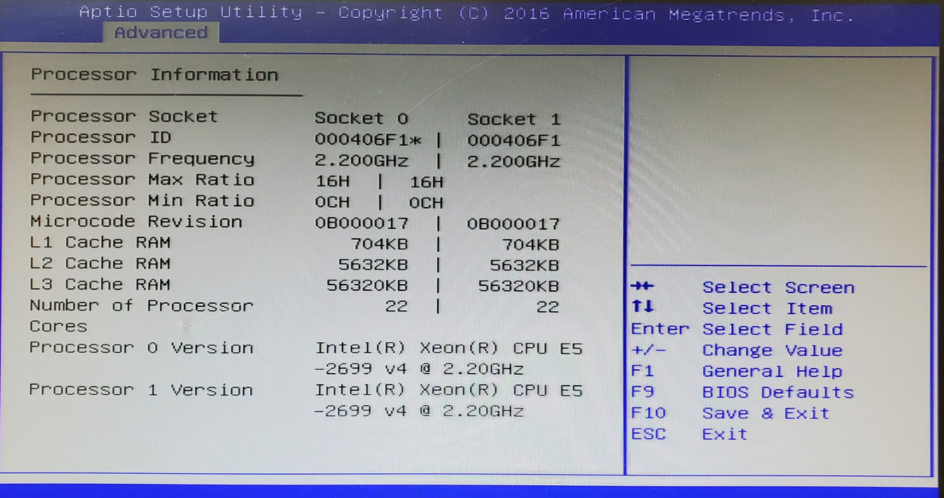 Cisco UCS C220 M4 - 2x Xeon E5-2699 v4, 16GB DDR4, 12G SAS - NO HDD