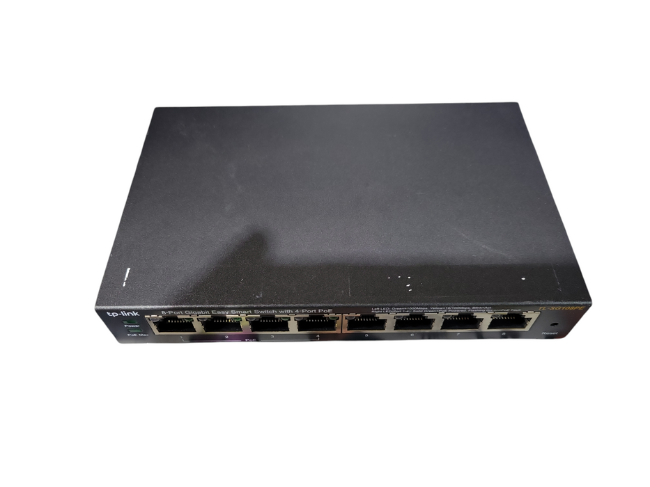 TP-LINK TL-SG108PE 8-Port Gigabit Easy Smart 4-Port PoE+ Switch