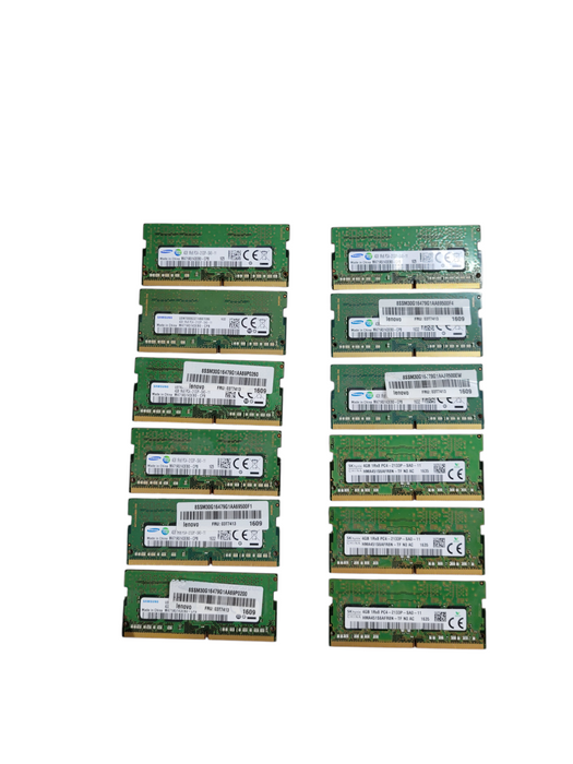 Lot of 12x - 4GB 1Rx8 PC4-2133P SODIMM