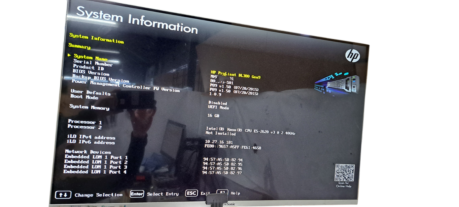 HP ProLiant DL380 Gen9 - 1x Xeon E5-2620 v3| 16GB DDR4|P440ar|2x500W PSU