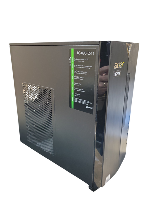 Acer Aspire TC-895-ES11 - Intel Core i5-10400, 8GB DDR4, 256GB NVMe