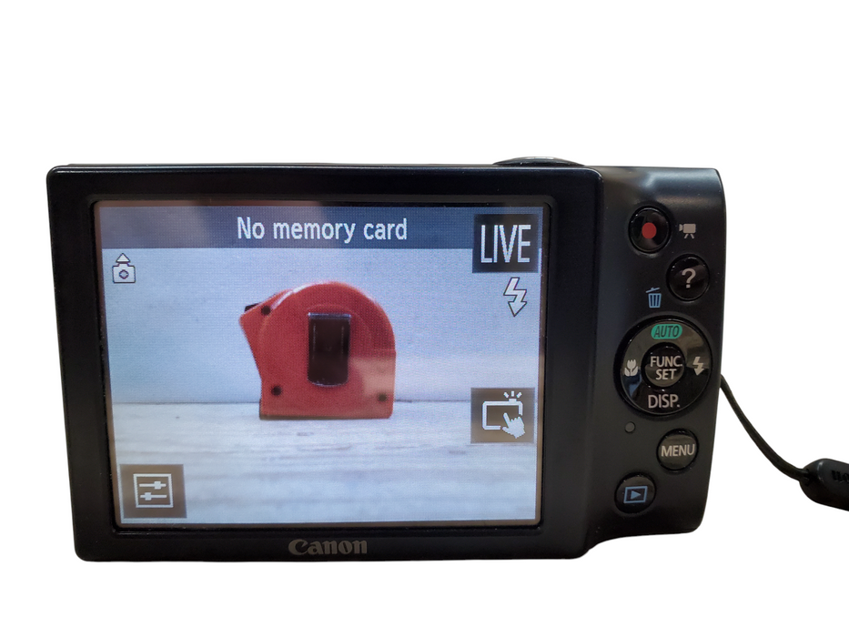 Canon PowerShot A3400 IS 16.0MP Digital Camera + Battery, Charger, and Case