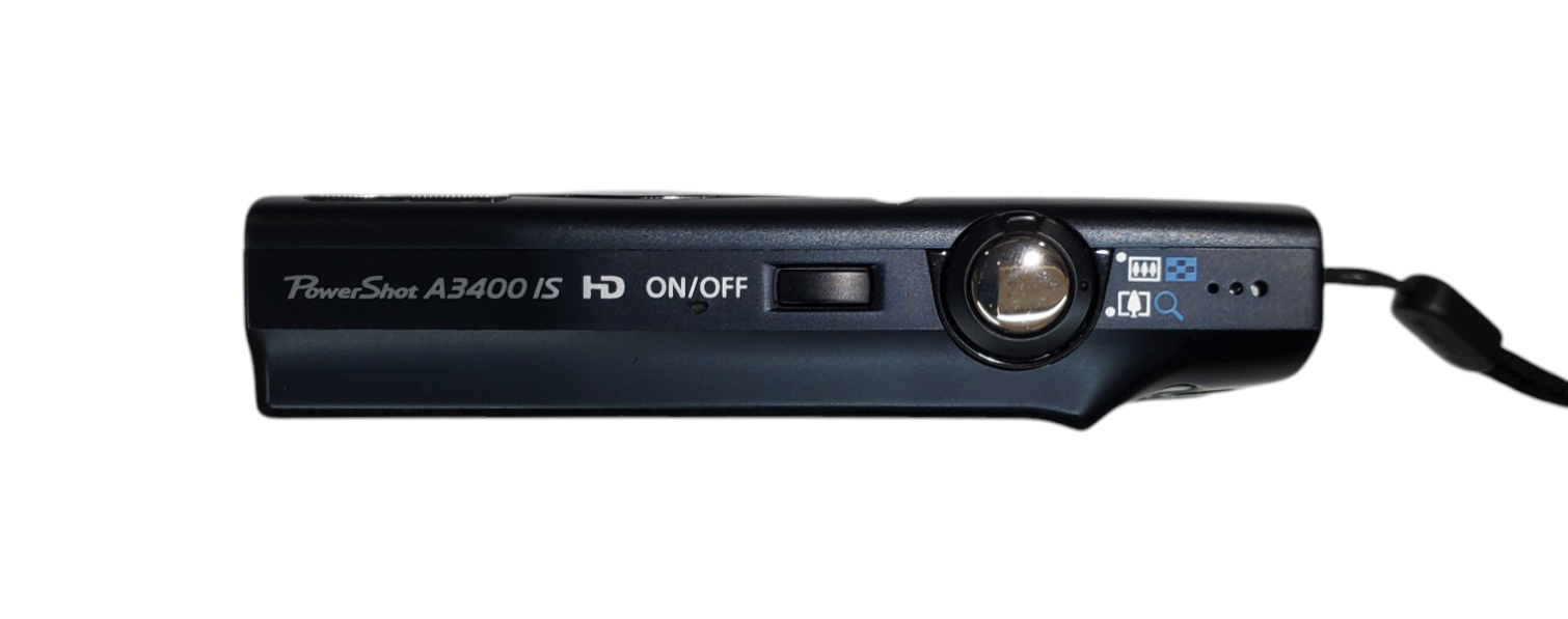 Canon PowerShot A3400 IS 16.0MP Digital Camera + Battery, Charger, and Case