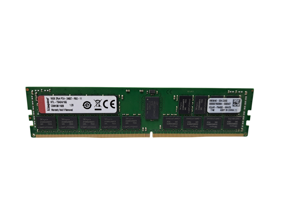 Kingston 16GB 2Rx4 PC4-2400T-RB2-11 DDR4 Server Memory