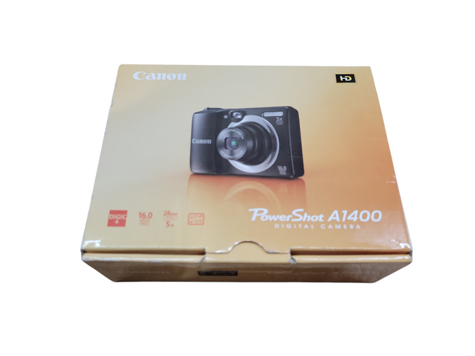 Canon PowerShot A1400 16.0 MP Digital Camera - Black